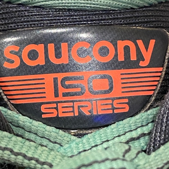 Saucony Zealot ISO 2 Silver Mint Coriander Green Athletic Running Shoes Sz 6 VGC - Picture 10 of 13